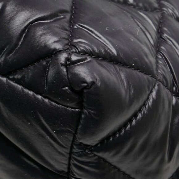 CHANEL Black Leather Logo Tote Bag - Picture 6 of 15